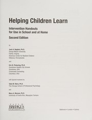 Cover of: Helping children learn by Jack A. Naglieri