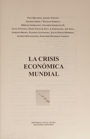 Cover of: La crisis económica mundial
