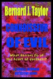 Cover of: Connoisseur of Evil: A Terrell Newman Murder Mystery