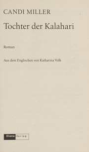 Cover of: Tochter der Kalahari: Roman