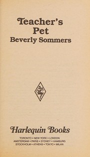 Cover of: Teacher'S Pet (American Romance No. 242) by Beverly Sommers