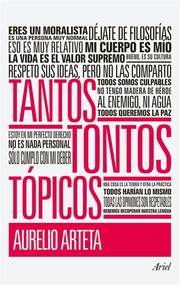 Cover of: Tantos tontos tópicos by Aurelio Arteta