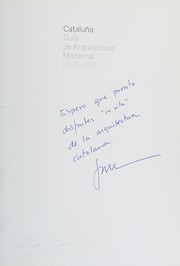 Cover of: Cataluña: guía de arquitectura moderna, 1880-2007