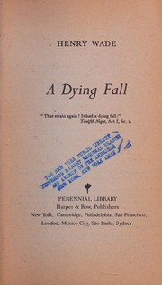 Cover of: A Dying Fall