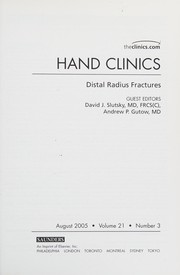 Cover of: Distal radius fractures