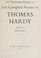 Cover of: The variorum edition of the complete poems of Thomas Hardy