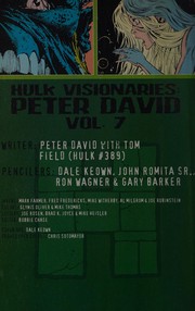 Cover of: Incredible Hulk Visionaries - Peter David, Vol. 5