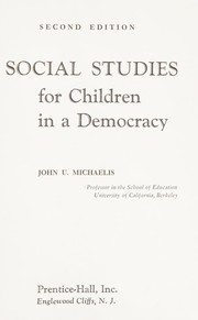 Cover of: Social studies for children in a democracy.