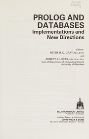 Cover of: PROLOG and databases: implementations and new directions