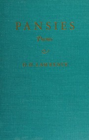 Cover of: Pansies