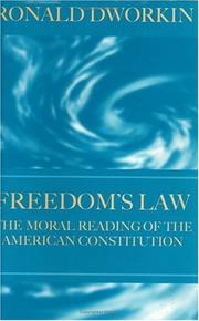 Cover of: Freedom's Law by Ronald Dworkin