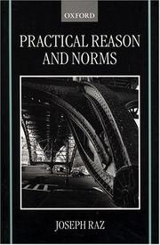 Cover of: Practical Reason and Norms by Joseph Raz
