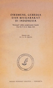 Cover of: Oikumene, geredja dan masjarakat di Indonesia
