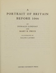 Cover of: A Portrait of Britain Before 1066 (Oxford Introduction to British History)