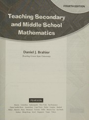 Cover of: Teaching secondary and middle school mathematics by Daniel J. Brahier