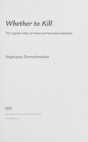 Cover of: Whether to Kill by Stephanie Dornschneider