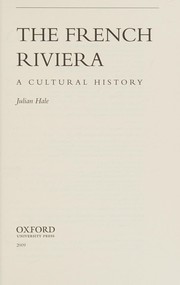 Cover of: The French Riviera: a cultural history