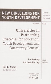 Cover of: Universities in Partnership with Schools No. 22: Strategies for Youth Development and Community Renewal