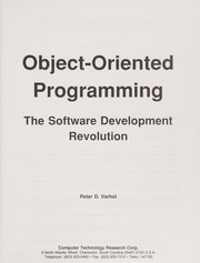 Cover of: Object-oriented programming: the software development revolution