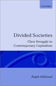 Cover of: Divided Societies by Ralph Miliband, Ralph Miliband