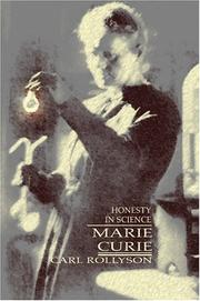 Cover of: Marie Curie: Honesty in Science