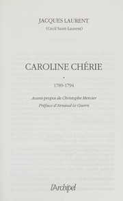 Cover of: Caroline chérie