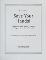 Cover of: Save your hands! by Lauriann Greene