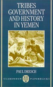 Cover of: Tribes, Government, and History in Yemen