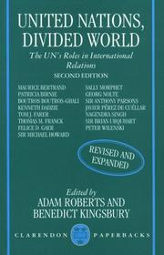 Cover of: United Nations, Divided World: The UN's Roles in International Relations