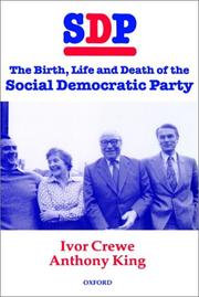 Cover of: SDP | Ivor Crewe