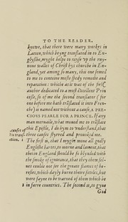 Cover of: An epistle, 1565