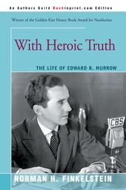 Cover of: With Heroic Truth: The Life of Edward R. Murrow