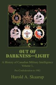 Cover of: Out of Darkness--Light, Vol. 1 by Harold A. Skaarup