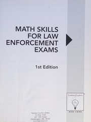 Cover of: Math for law enforcement.