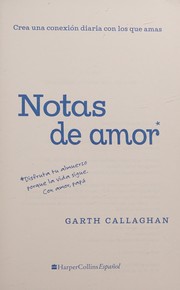 Cover of: Notas de amor by Garth Callaghan