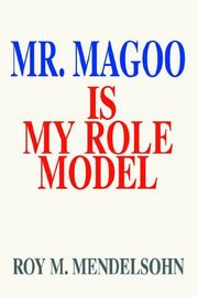 Cover of: Mr. Magoo Is My Role Model