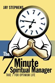 Cover of: The 7 Minute Spiritual Manager by Jay Stephens