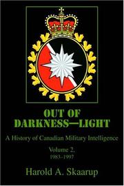 Cover of: Out of Darkness--Light, Vol. 2 by Harold A Skaarup