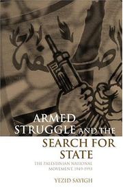 Cover of: Armed Struggle and the Search for State by Yazīd Ṣāyigh