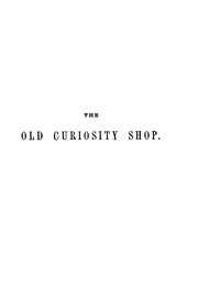 Cover of: The old curiosity shop