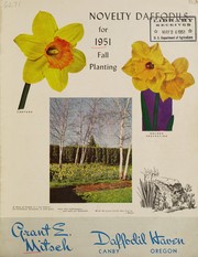 Cover of: Novelty daffodils for 1951 fall planting by Grant E. Mitsch Daffodil Haven (Nursery)