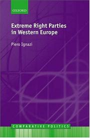 Cover of: Extreme right parties in Western Europe