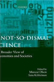 Cover of: A Not-so-dismal Science by 