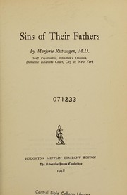 Cover of: Sins of their fathers.