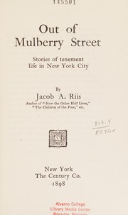 Cover of: Out of Mulberry Street.