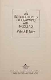 Cover of: An introduction to programming with Modula-2