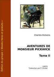 Cover of: AVENTURES DE MONSIEUR PICKWICK: Tome II