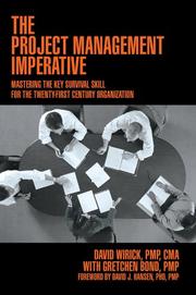 Cover of: The Project Management Imperative | David Wirick PMP CMA