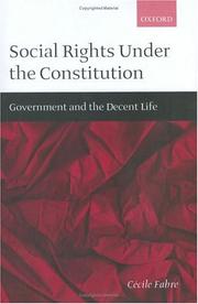 Cover of: Social Rights Under the Constitution: Government and the Decent Life