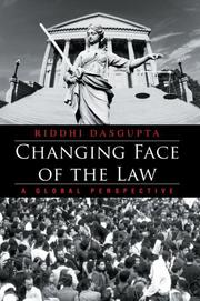 Cover of: Changing Face of the Law | Riddhi Dasgupta